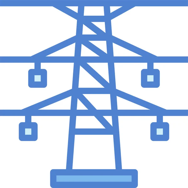 Ikona Linii Energetycznej — Wektor stockowy