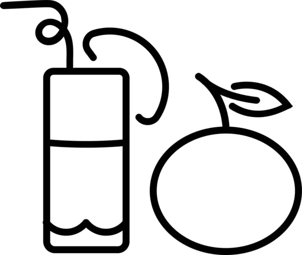 Икона Коктейльных Напитков — стоковый вектор