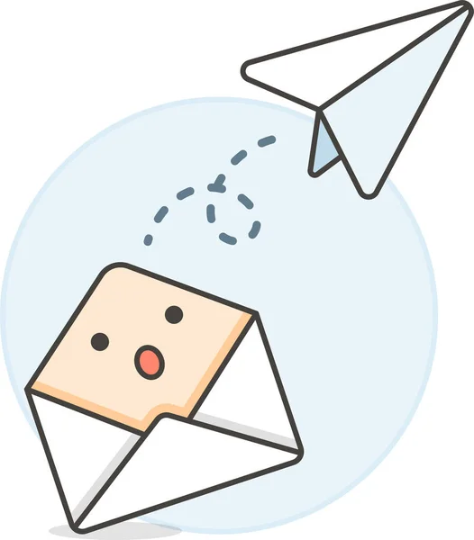 Papier Mail Emoji Icoon Het Infrastructuur Categorie — Stockvector