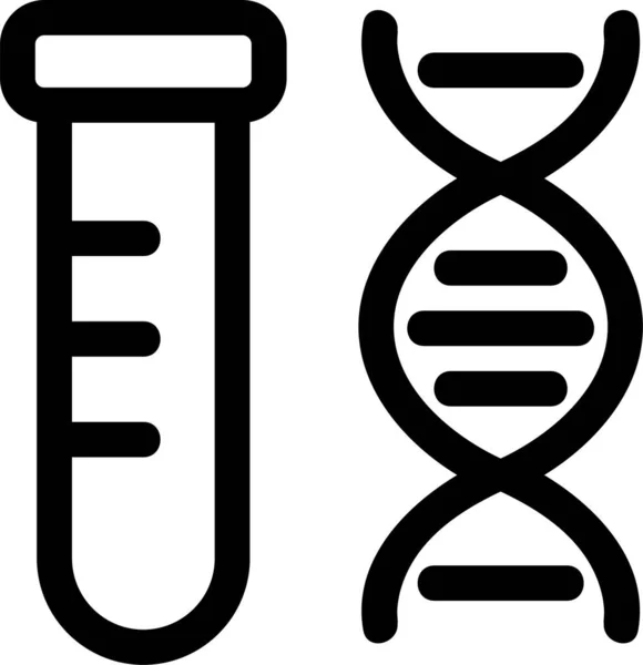 Bilim Araştırma Kategorisindeki Dna Laboratuvar Simgesi — Stok Vektör