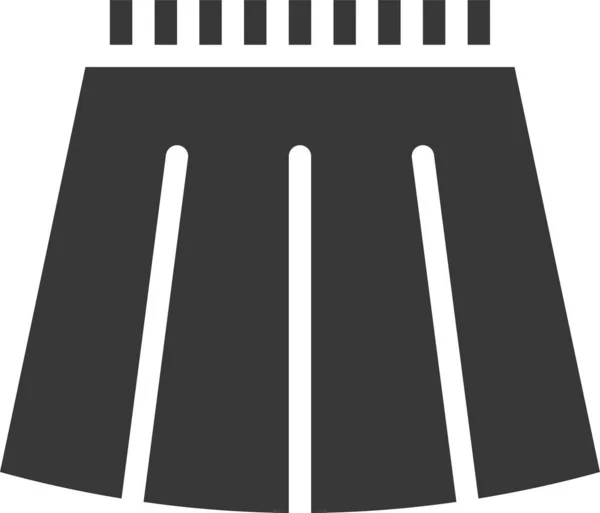 Oblečení Módní Ženské Ikony Pevném Stylu — Stockový vektor