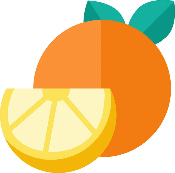 Икона Апельсиновых Безалкогольных Напитков — стоковый вектор