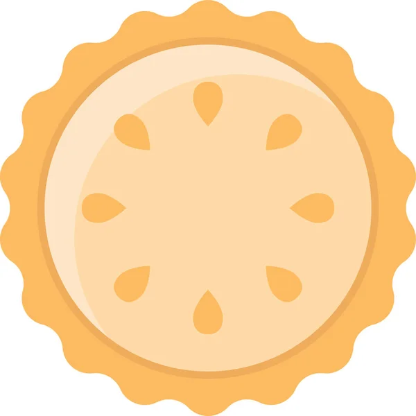 Икона Хлеба Пекарни Плоском Стиле — стоковый вектор