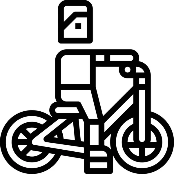 Fiets Fiets Fiets Pictogram — Stockvector