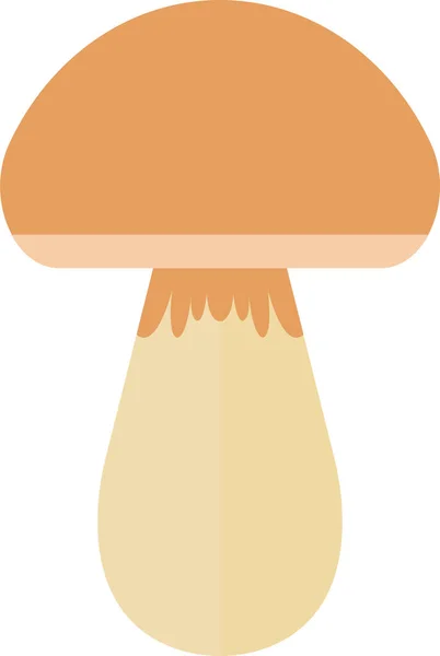 Agaric Food Honey Icon Flat Style — Stock Vector