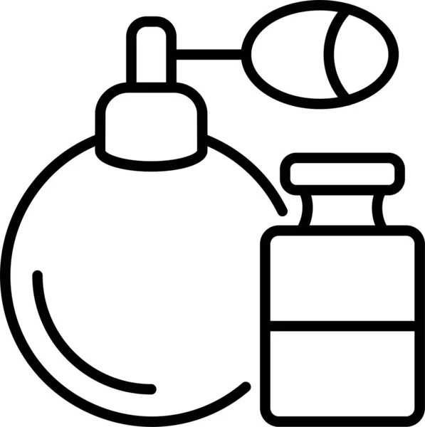 Aromaflasche Kosmetik Ikone — Stockvektor