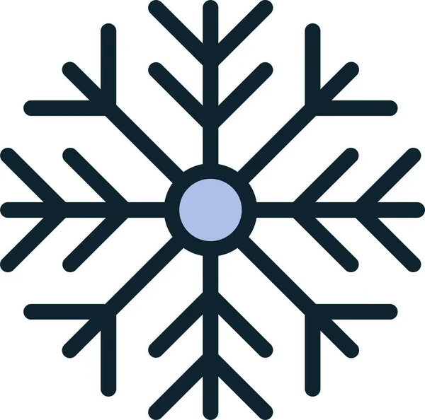 Studená Sezóna Sníh Ikona Přírodě Venkovní Dobrodružství Kategorie — Stockový vektor