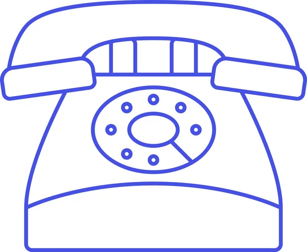 Εικονίδιο Κλήσης Συσκευών Επικοινωνίας Στην Κατηγορία Μέσων Επικοινωνίας — Διανυσματικό Αρχείο
