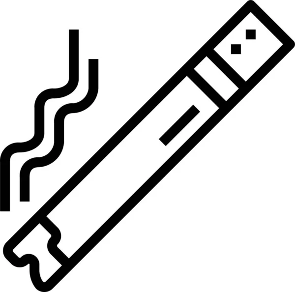 Nikotin Ikone Für Abhängige — Stockvektor