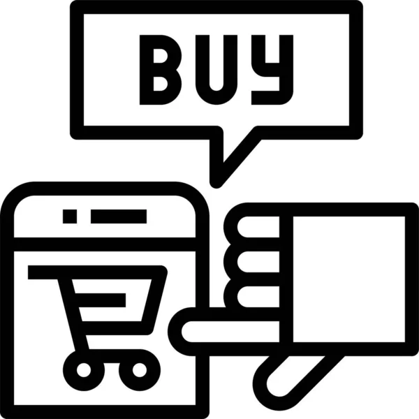 Acquistare Icona Pagamento Contanti Nella Categoria Shopping Commerce — Vettoriale Stock