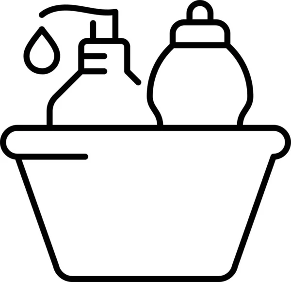 Clean Cleaning Household Icon — Stock Vector