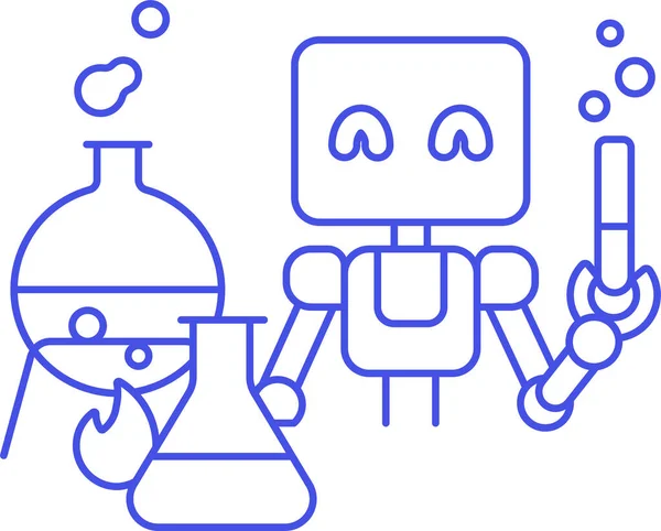 Lab Chemistry Lab Icon Στην Κατηγορία Robots Drones — Διανυσματικό Αρχείο