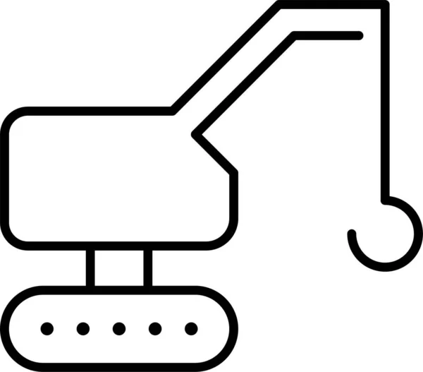 建筑起重机智能图标 — 图库矢量图片