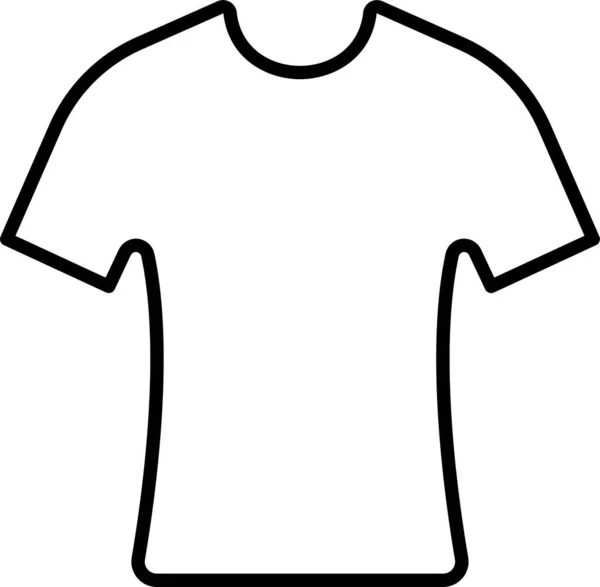 Ropa Jersey Ropa Deportiva Icono Categoría Verano — Vector de stock