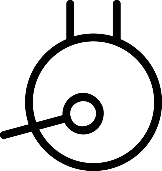 Konturengong Objekt Symbol — Stockvektor