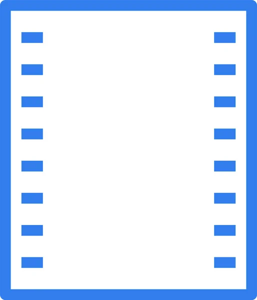 Ikona Filmové Fotografie Výplňovém Stylu — Stockový vektor