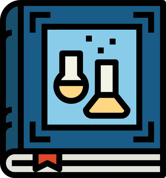 Іконка Хімічної Хімії Освітньо Освітній Категорії — стоковий вектор