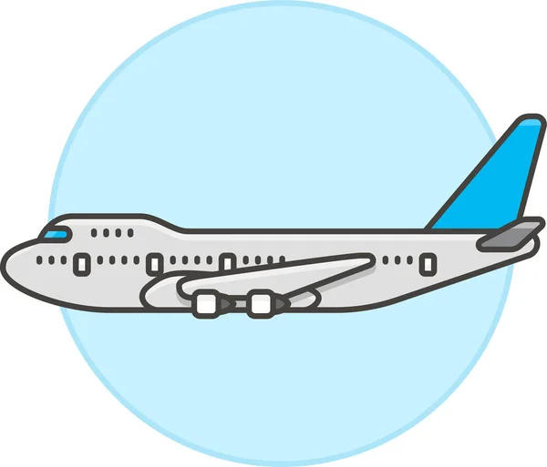 Avion Avion Avion Icône Dans Les Véhicules Modes Catégorie Transport — Image vectorielle