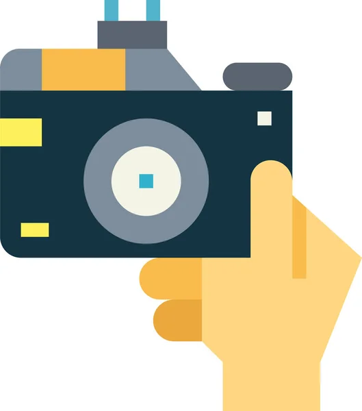 Camera Digitale Film Pictogram — Stockvector