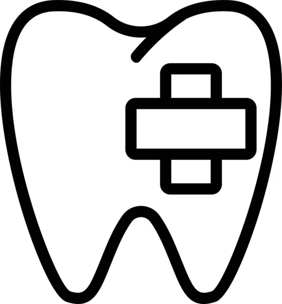 Dent Dental Dentist Icon — Stock Vector