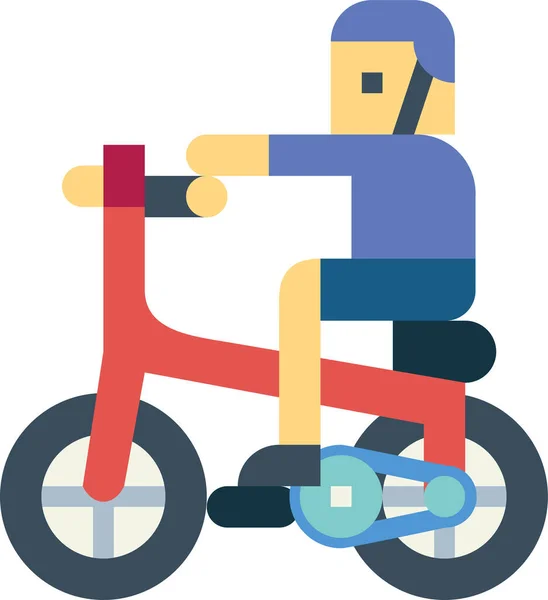 자전거 자전거 자전거 자전거타기 아이콘 — 스톡 벡터