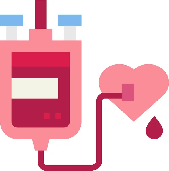 Don Sang Icône Transfusion — Image vectorielle