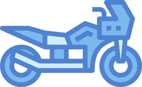 Kerékpár Motorkerékpár Ikon — Stock Vector