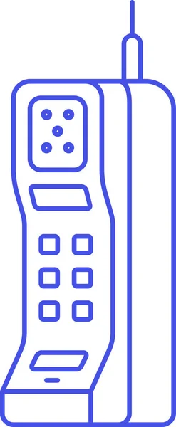 Pictogram Mobiele Telefoon Communicatieapparatuur Categorie Middel Communicatie — Stockvector
