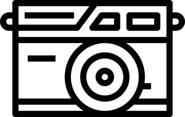 Ikona Digitalizace Fotoaparátu — Stockový vektor