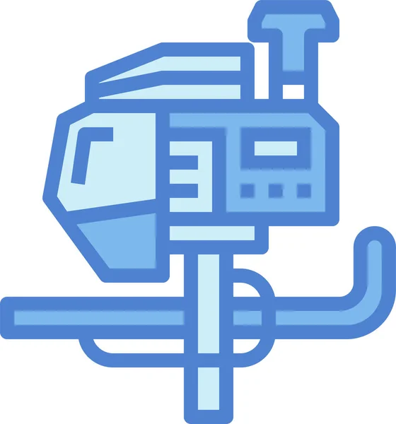 Иконка Навигации Лодочного Мотора Категории Досуг Хобби — стоковый вектор