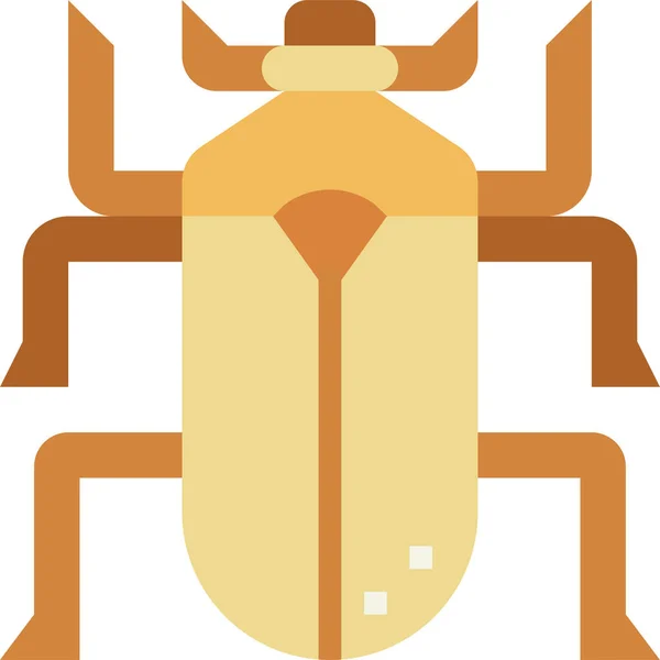 動物性甲虫のアイコン — ストックベクタ