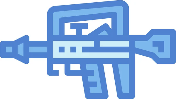 Icono Del Arma Las Famas Del Ejército Categoría Guerra Militar — Archivo Imágenes Vectoriales