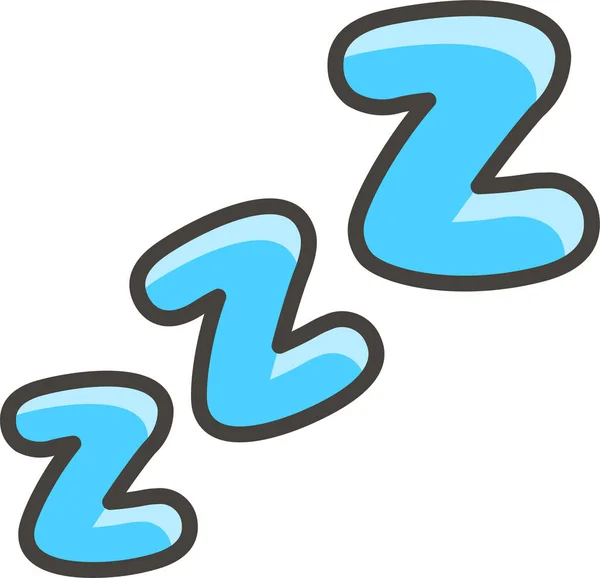 Symbol Für 1F4A4 Zzz — Stockvektor