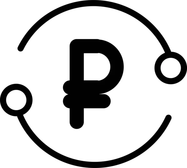 Comptes Échange Fonds Icône Dans Style Contour — Image vectorielle