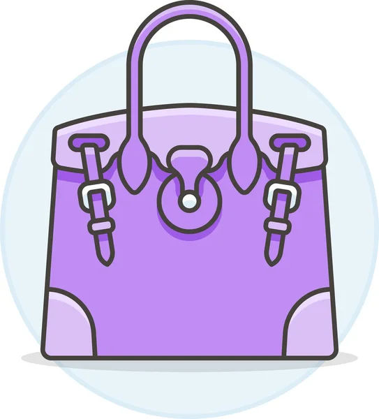 Accesorios Bolsas Icono Ropa Estilo Contorno Lleno — Archivo Imágenes Vectoriales