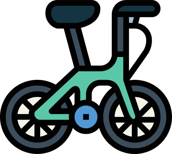 Bicicleta Bicicleta Bicicleta Icono — Vector de stock