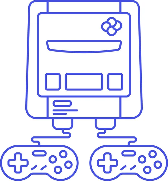 Consolas Controlador Icono Categoría Juegos — Archivo Imágenes Vectoriales