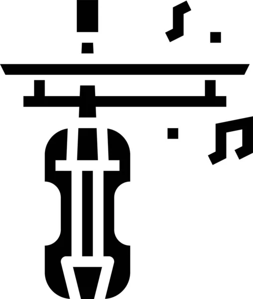 Instrument Musik Orkester Ikon Ljud Musik Kategori — Stock vektor