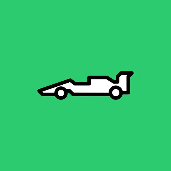 Coche Icono Fórmula Estilo Plano — Vector de stock