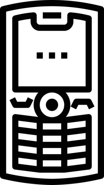 Icono Tecnología Teléfono Comunicación — Vector de stock