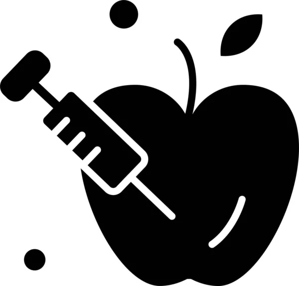 Elma Yerçekimi Bilim Simgesi — Stok Vektör