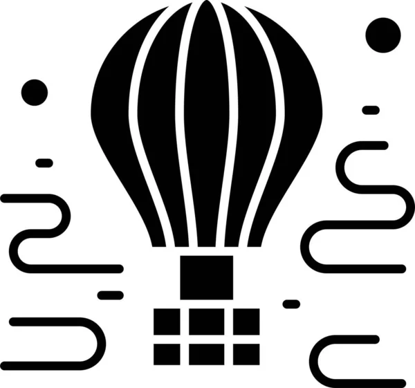 Luftballon Symbol Der Kategorie Bildung Schule Lernen — Stockvektor