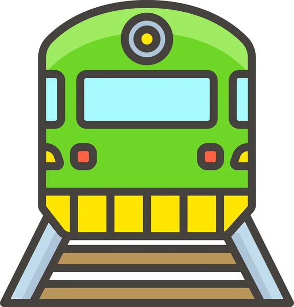 Icône Train 1F686 Icône — Image vectorielle
