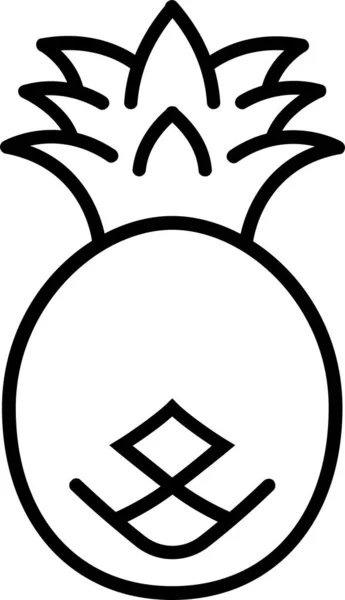 Lebensmittel Früchte Saft Symbol — Stockvektor