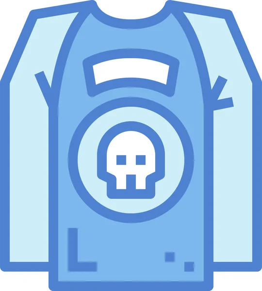 Kleding Kleding Kledingstuk Pictogram Omtrek Stijl — Stockvector