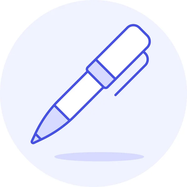 Εικονίδιο Προμηθειών Στυλό Μπάλα — Διανυσματικό Αρχείο