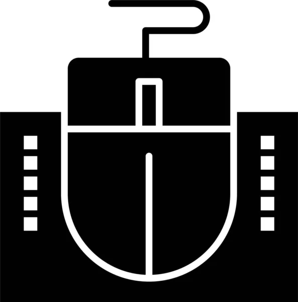 Иконка Компьютерного Образования Категории Образование Школа Обучение — стоковый вектор