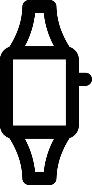 Apple Zařízení Elektronické Ikony Stylu Osnovy — Stockový vektor