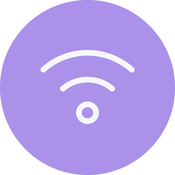 Señal Wifi Icono Conexión Estilo Esquema — Archivo Imágenes Vectoriales