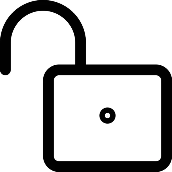 Ikon Kombinasi Padlock Lubang Kunci Kunci Kunci Kunci Kunci Kunci - Stok Vektor